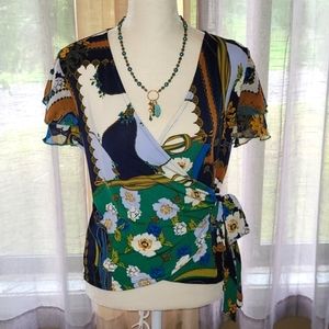 🆕️NEW YORK & CO. FAUX WRAP BLOUSE